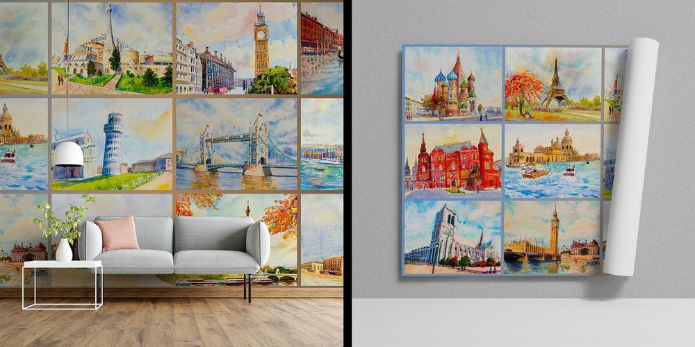 Dünya Şehirleri Manzara Temalı Duvar Kağıdı 5553