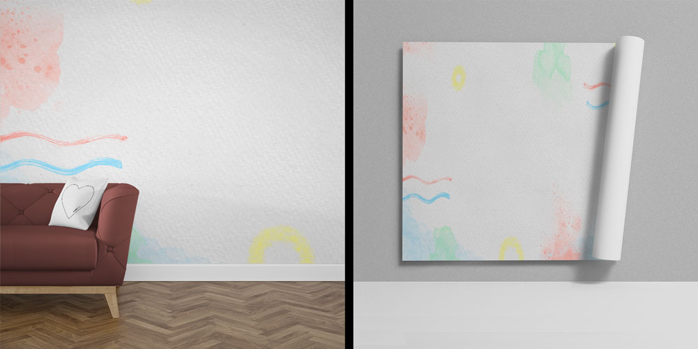 Minimal Pastel Dokulu Soyut Sanat Duvar Kağıdı 4153