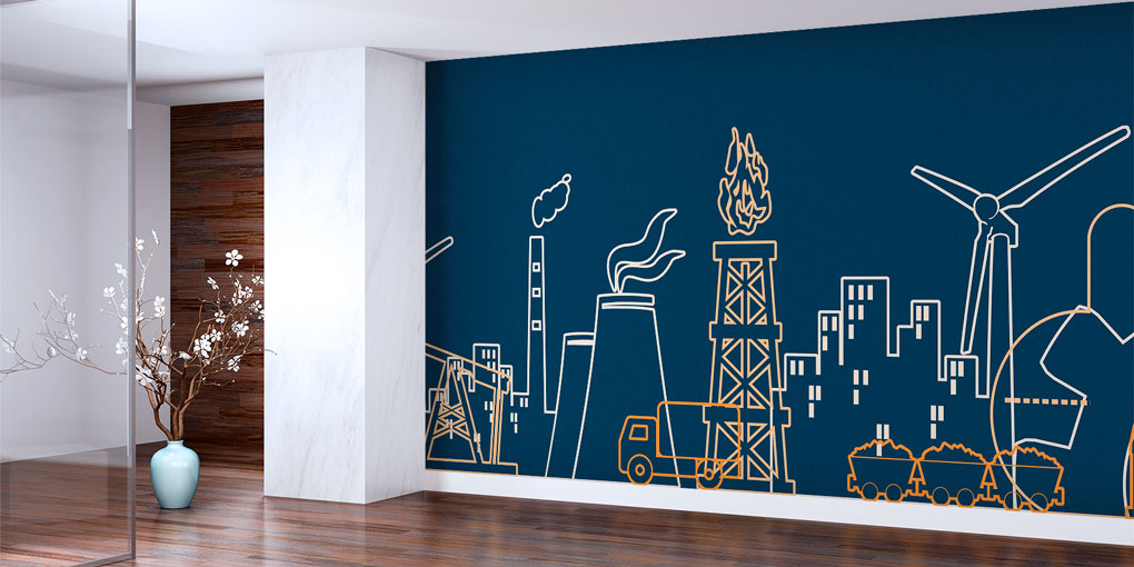 Endüstri Temalı Fabrika ve Enerji Duvar Kağıdı 5475