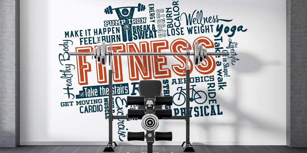 duvar-kagidi-dekor-5845-01 Fitness Yazı Tasarımlı Duvar Kağıdı 5845