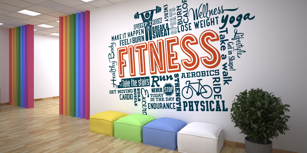 duvar-kagidi-dekor-5845-03 Fitness Yazı Tasarımlı Duvar Kağıdı 5845