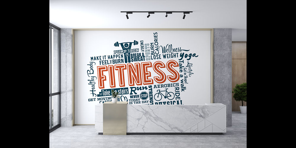 duvar-kagidi-dekor-5845-04 Fitness Yazı Tasarımlı Duvar Kağıdı 5845