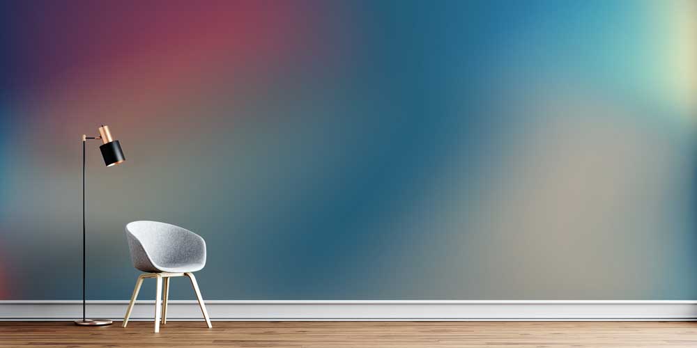 Pastel Renk Geçişli Modern Soyut Sanat Duvar Kağıdı 4152