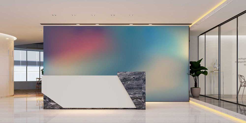 Pastel Renk Geçişli Modern Soyut Sanat Duvar Kağıdı 4152