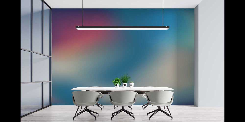 Pastel Renk Geçişli Modern Soyut Sanat Duvar Kağıdı 4152