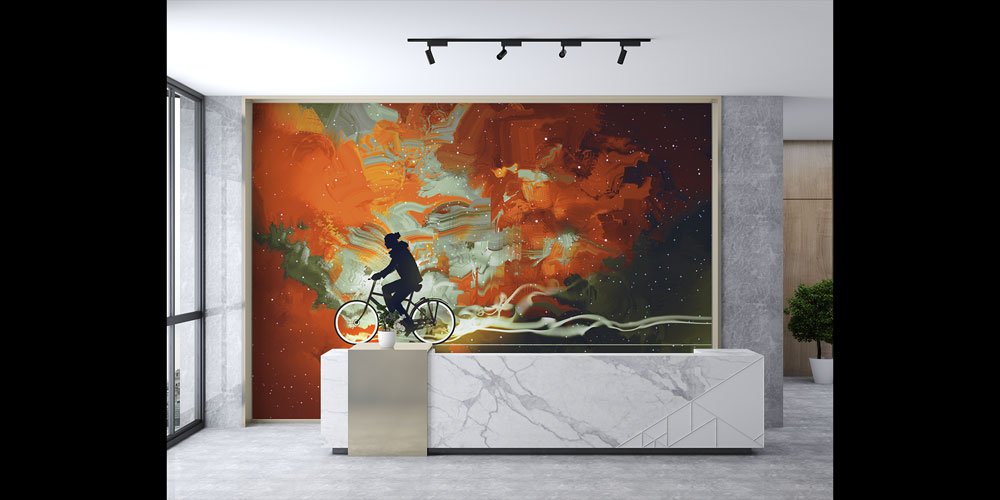 Soyut Bisiklet Sürüşü Duvar Kağıdı 5829