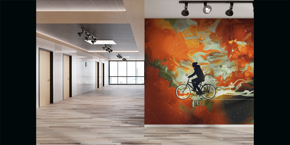 Soyut Bisiklet Sürüşü Duvar Kağıdı 5829