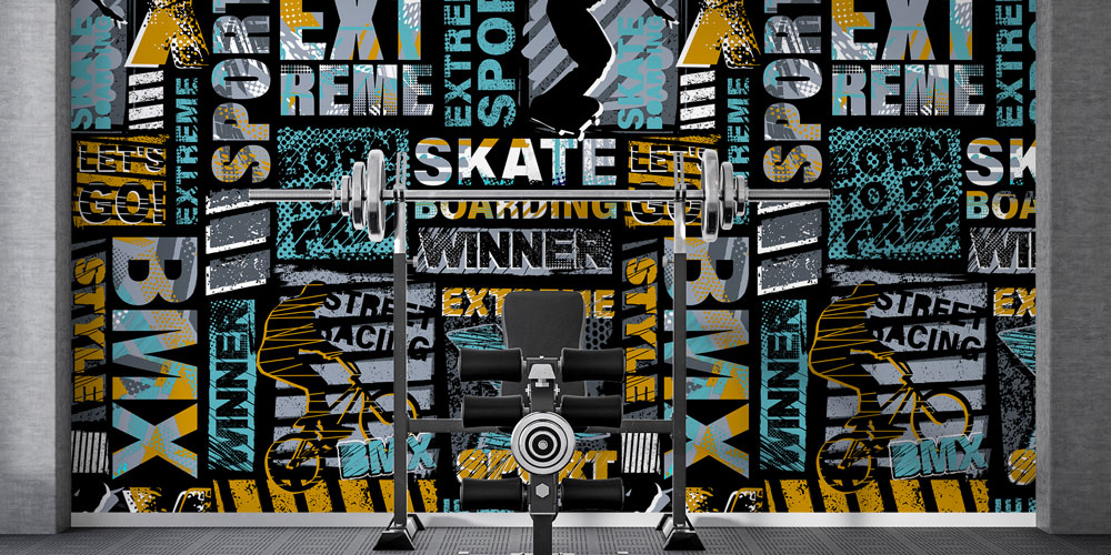 Extreme Spor Grafiti Duvar Kağıdı 5846