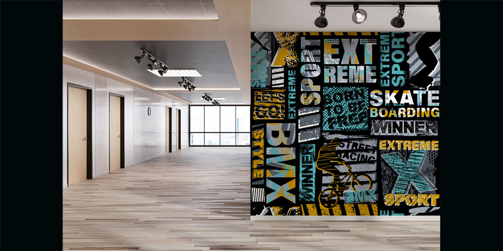 Extreme Spor Grafiti Duvar Kağıdı 5846