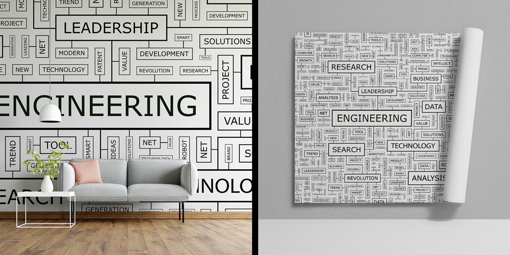 Endüstri Mühendislik Tasarımlı Duvar Kağıdı 5477