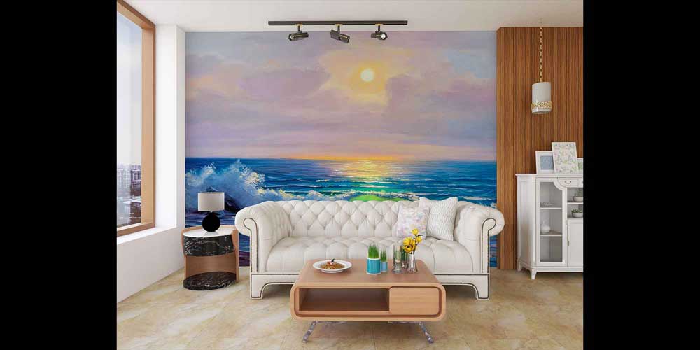 Gün Doğumu ve Dalga Manzarası Deniz Duvar Kağıdı 4410