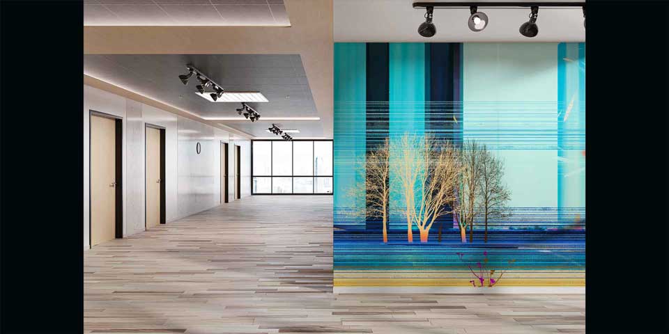 Dijital Orman Manzara Duvar Kağıdı 4416