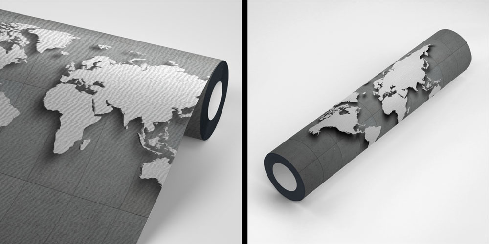 duvar-kagitlari-5126-06 Endüstriyel 3D Dünya Haritası Harita Sanatı Duvar Kağıdı 5126