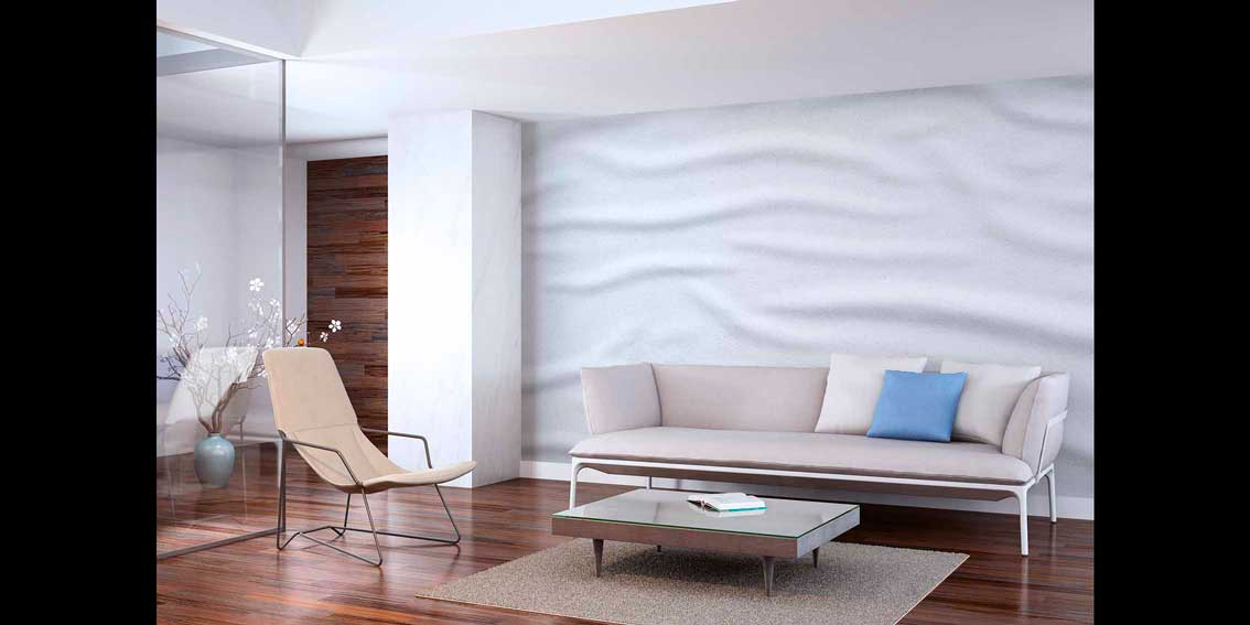 Minimal Dalga Dokulu Modern Duvar Kağıdı 4158