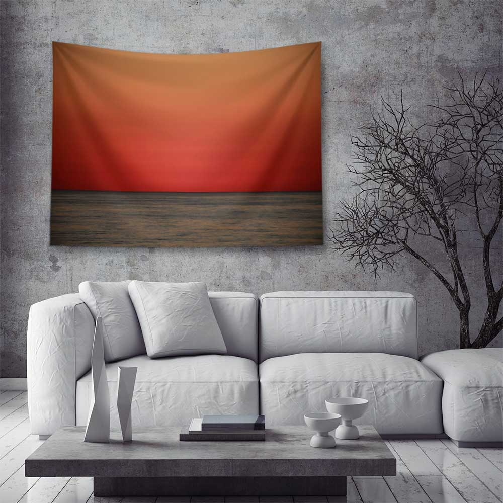 Kızıl Günbatımı Duvar Örtüsü 4186