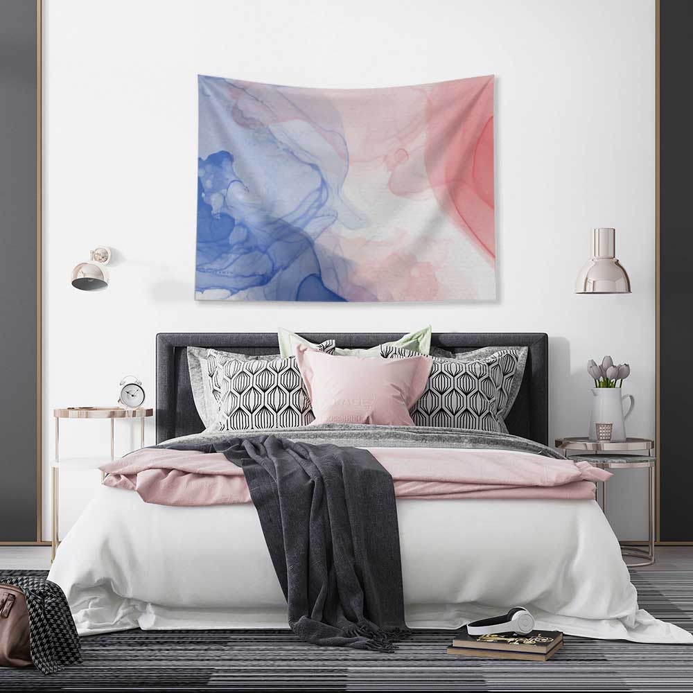 Pastel Akış Soyut Duvar Örtüsü 4190