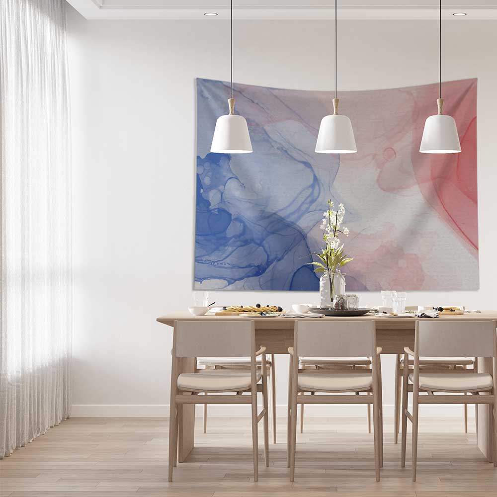 Pastel Akış Soyut Duvar Örtüsü 4190