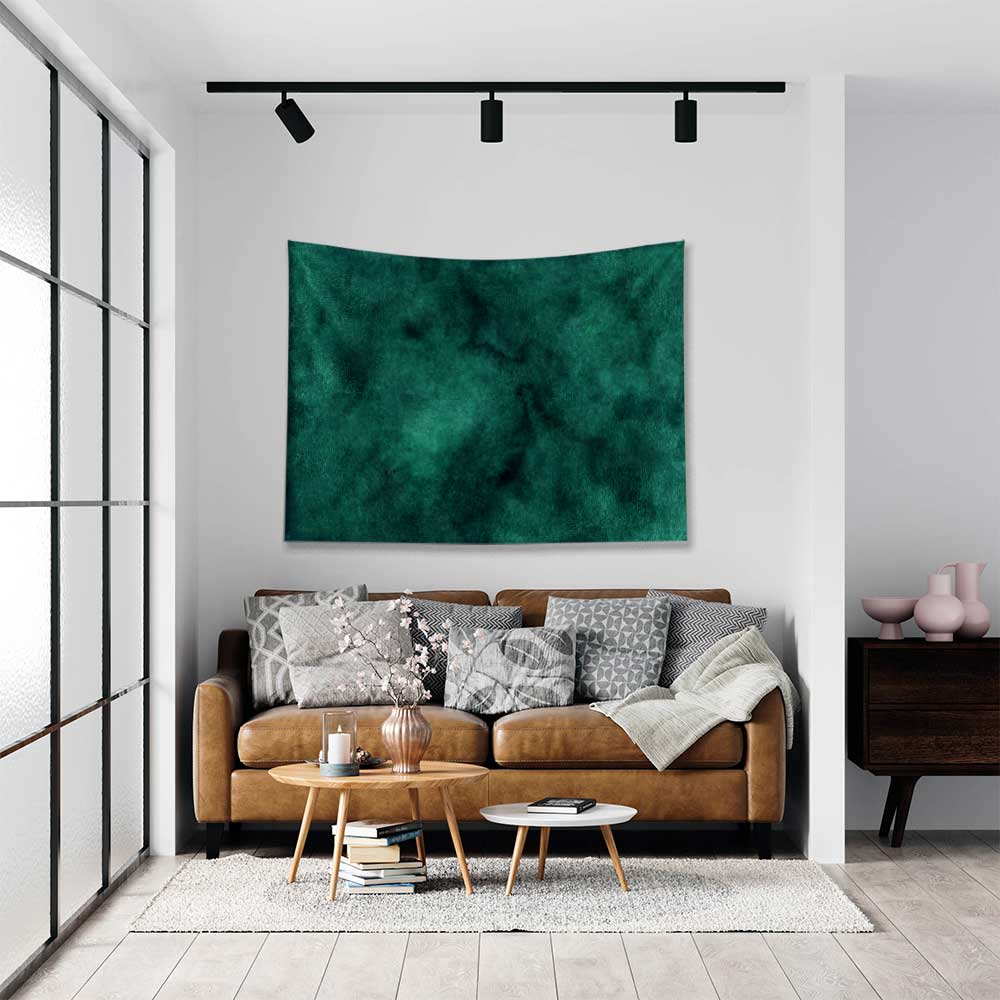 Zümrüt Yeşili Doku Duvar Örtüsü 4187