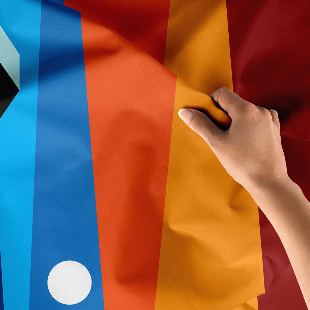 Minimal Gün Batımı ve Ev Silüeti Duvar Örtüsü 4443