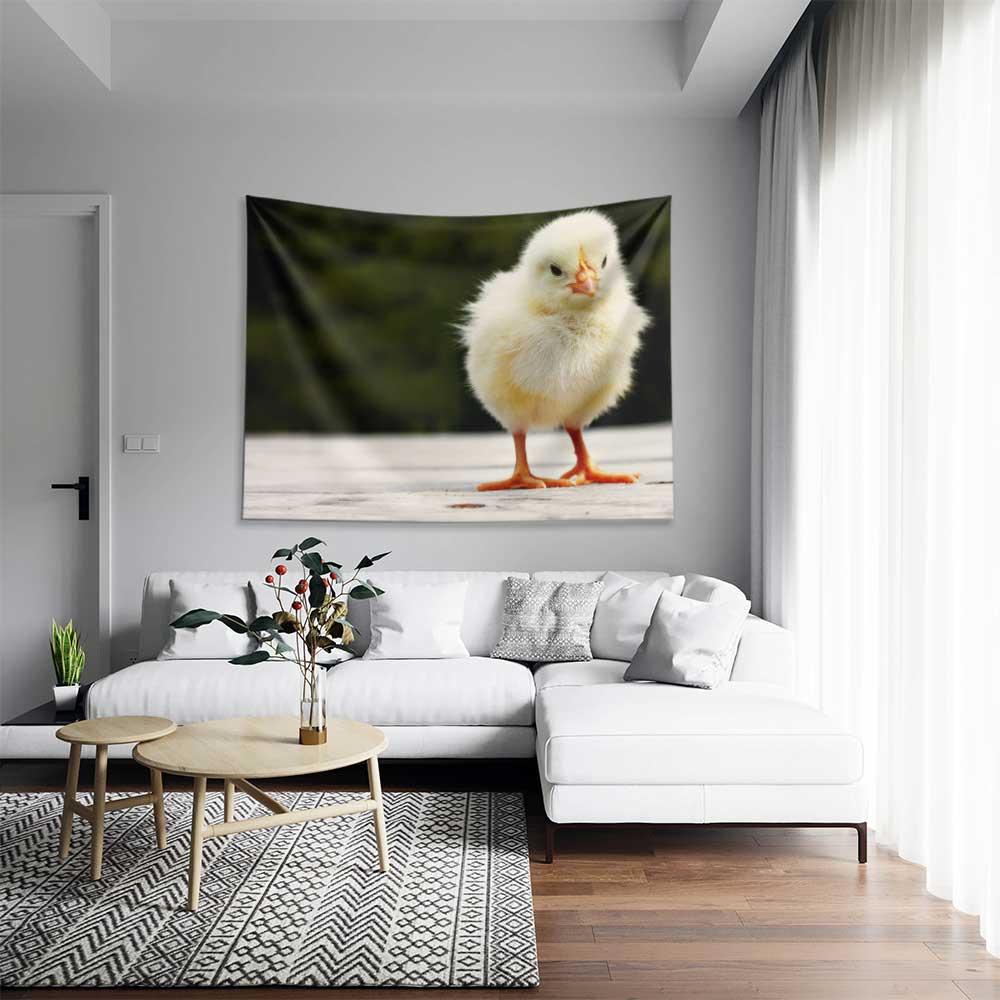 Sevimli Civciv Doğa Temalı Duvar Örtüsü 4745