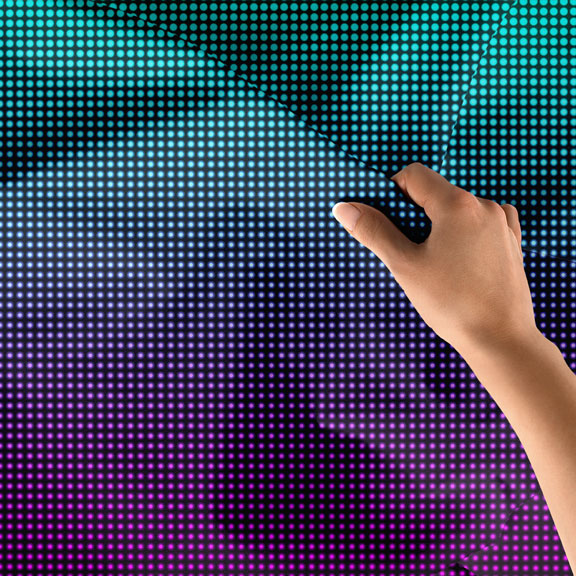 Nokta Desenli Gradyan Dijital Sanat Duvar Örtüsü 4863