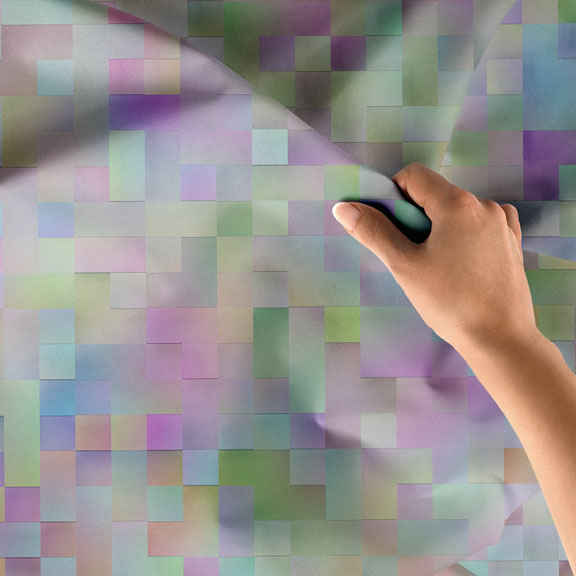 Pastel Mozaik Desenli Dijital Sanat Duvar Örtüsü 4866