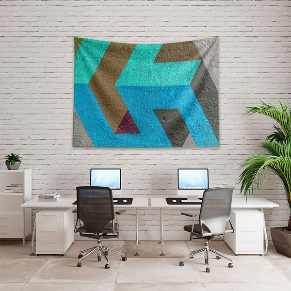 Geometrik Soyut Duvar Örtüsü 5023