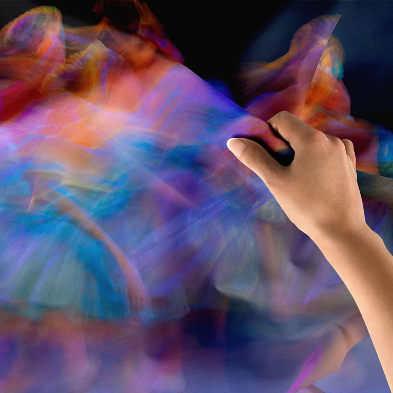 Hareketli Dans Figürleri Temalı Sanatsal Duvar Örtüsü 5079