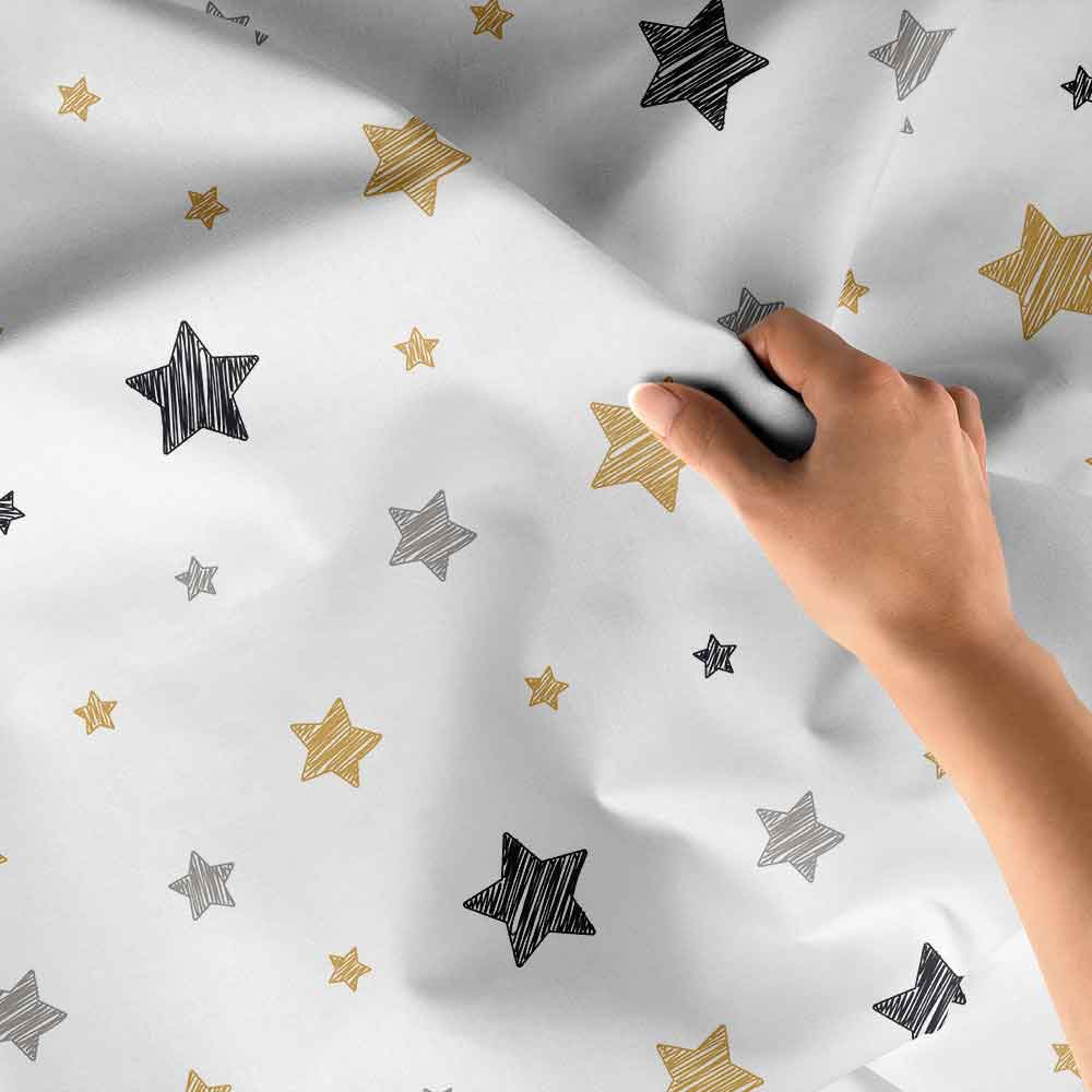 Minimal Yıldız Desenli Duvar Örtüsü 4362