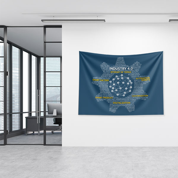 Industry 4.0 ve Dijitalleşme Temalı Duvar Örtüsü 5500
