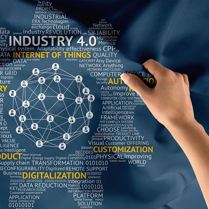 Industry 4.0 ve Dijitalleşme Temalı Duvar Örtüsü 5500