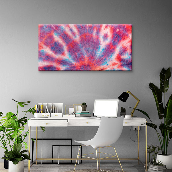 Radyal Renk Patlaması Soyut Sanat Kanvas Tablo 5274