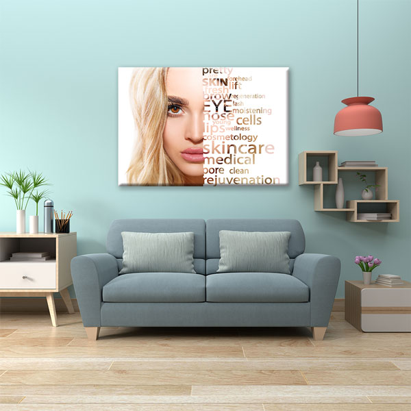 Cilt Bakımı ve Güzellik Temalı Estetik Duvar Tablosu – 5653
