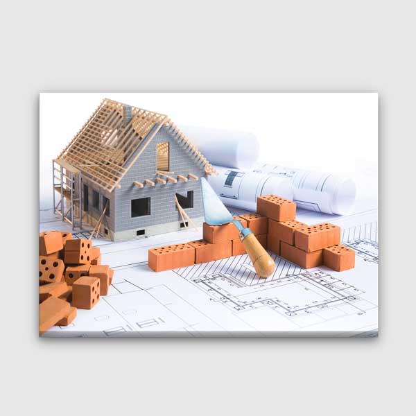 duvar-tablolar-5530-00 İnşaat ve Emlak Temalı Duvar Tablosu | Kanvas Tablo – 5530