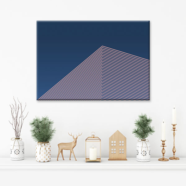 Modern Mimarlık Çizgisel Tasarım Kanvas Tablo | Duvar Dekoru – 5532