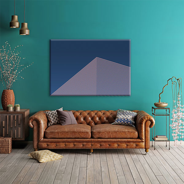 Modern Mimarlık Çizgisel Tasarım Kanvas Tablo | Duvar Dekoru – 5532