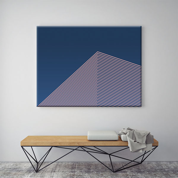 Modern Mimarlık Çizgisel Tasarım Kanvas Tablo | Duvar Dekoru – 5532