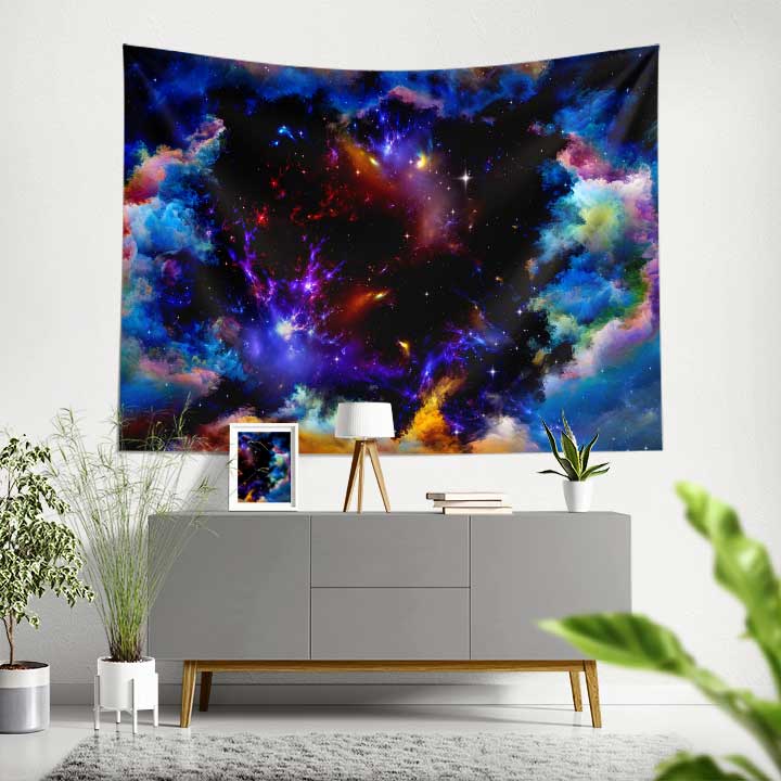 Kozmik Nebula Galaksi Uzay Duvar Örtüsü 4360