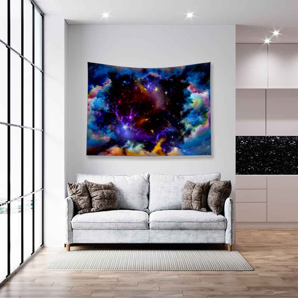 Kozmik Nebula Galaksi Uzay Duvar Örtüsü 4360