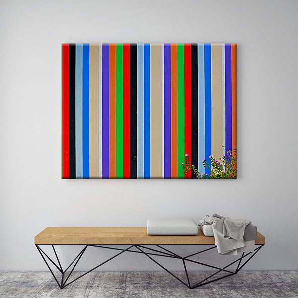 Renk Bantları Modern Soyut Kanvas Tablo 4993