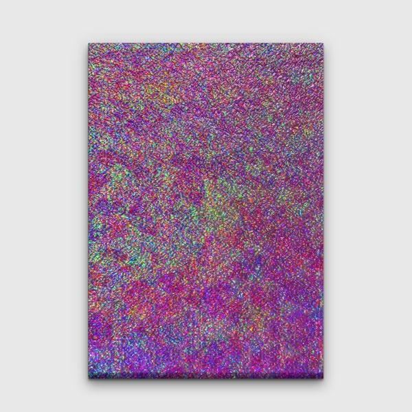 Renkli Piksel Dokulu Soyut Sanat Kanvas Tablo 4120