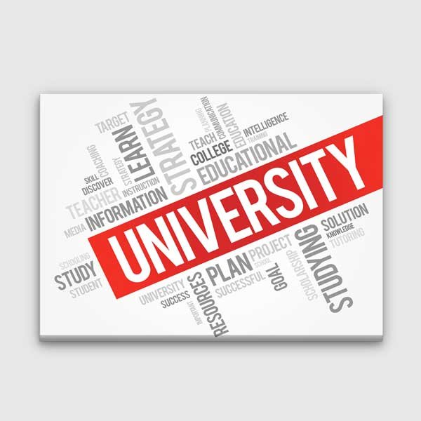 educational-wall-decor-3206-00 Dinamik Üniversite Temalı Kelime Bulutu Tablosu – 3206