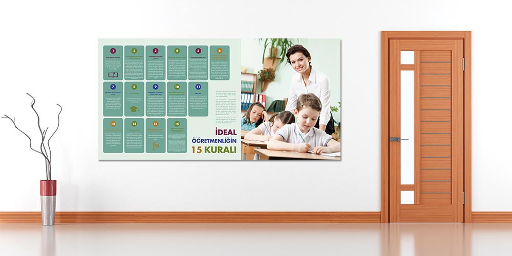 İdeal Öğretmenliğin 15 Kuralı Posteri  3132