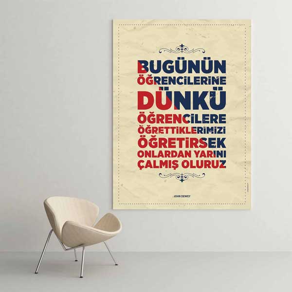 John Dewey Öğretmenler Odası Motivasyon Tablosu – F-502