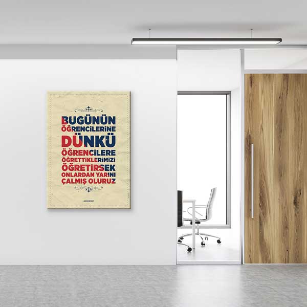 John Dewey Öğretmenler Odası Motivasyon Tablosu – F-502