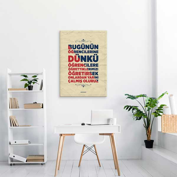 John Dewey Öğretmenler Odası Motivasyon Tablosu – F-502