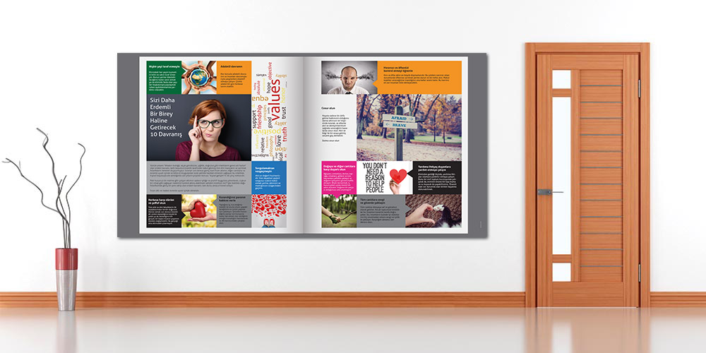 egitim-panolari-3053-01 Değerler ve Yardımseverlik Motivasyon Posteri 3053