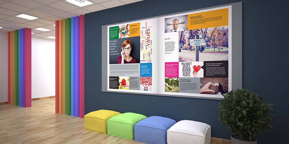 egitim-panolari-3053-05 Değerler ve Yardımseverlik Motivasyon Posteri 3053