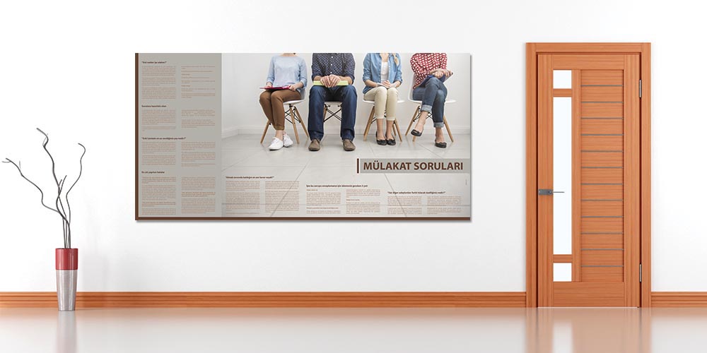 Mülakat Soruları ve Cevapları Eğitim Panosu 3073