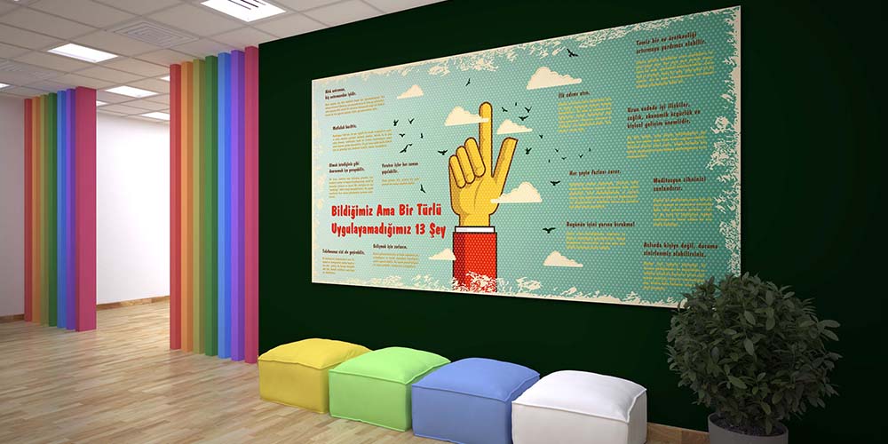 Bildiklerimiz Ama Bir Türlü Uygulayamadığımız 13 Şey Duvar Dekoru 3082